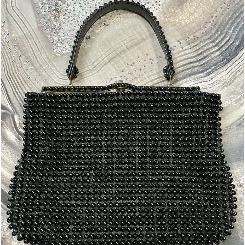 Vintage Bubble Beaded Handbag
